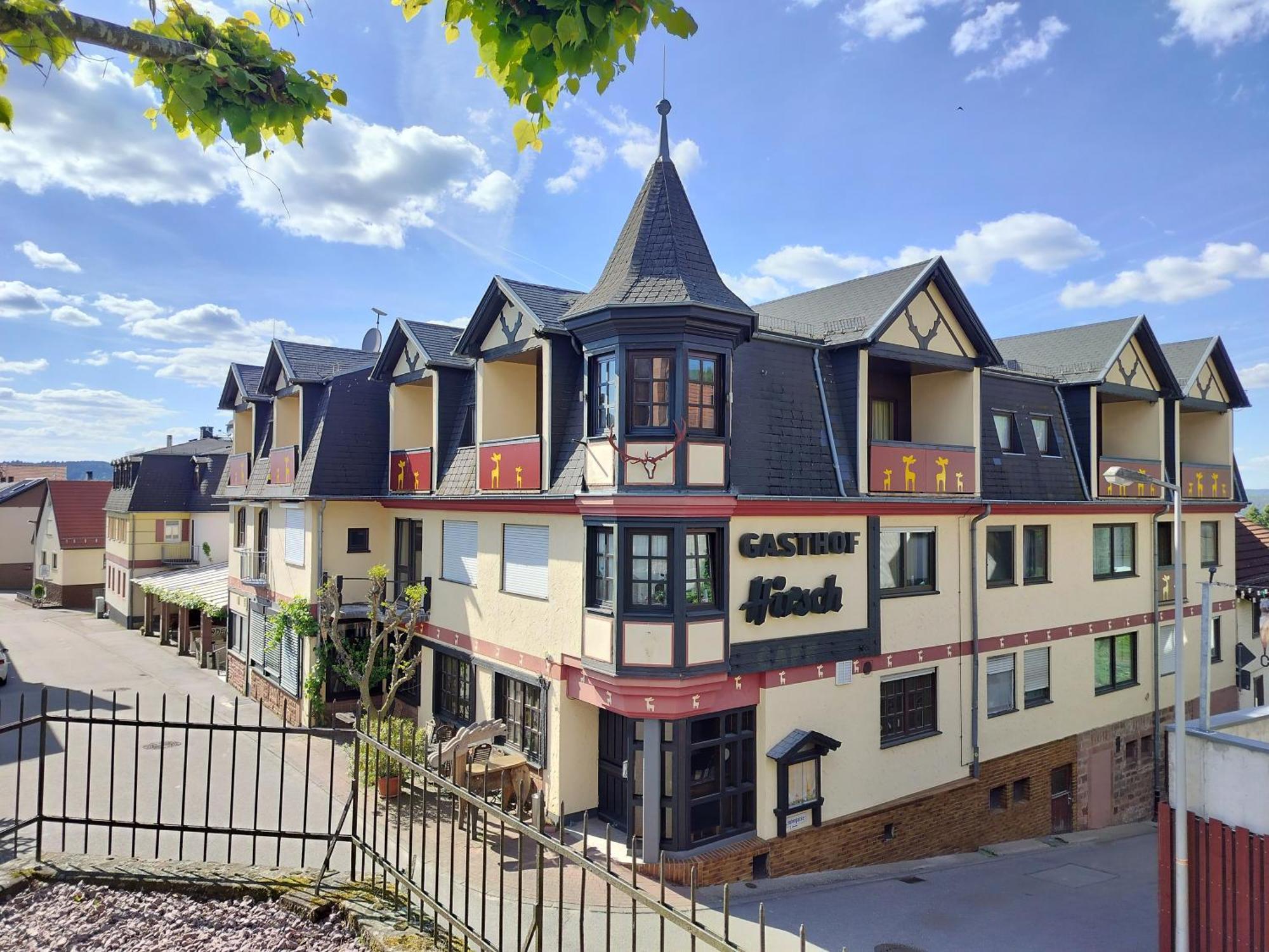 Hotel Hirsch Rothenberg Bagian luar foto